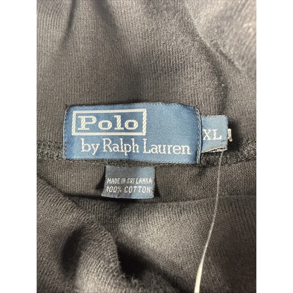 NWT Polo Ralph Lauren Mens Soft Cotton Turtleneck T-shirts Size XL Color Black